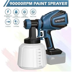 Cordless Paint Sprayer for Dewalt 20V (Not Include Battery)