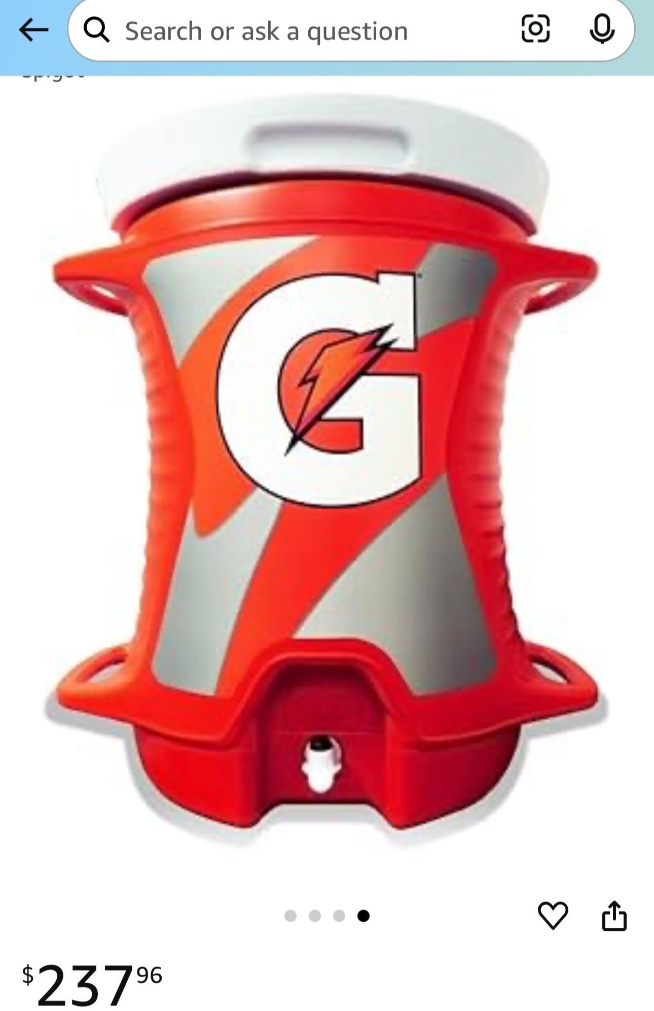 Cooler Gatorade 10g