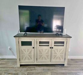 Ashley Farmhouse TV Stand / Media Console