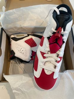Air Jordan 6 Retro (GS) Carmine Size 4Y
