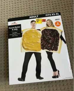 Brand new peanut butter and jelly costumes