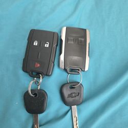 2018 Chevy Silverado Keys