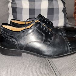 Johnston and Murphy Cap Toe Oxford Dress Shoes Men's Size 10.5