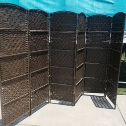 One Room Divider. Fitting Room. Patio. Sun Blocker. Privacy Screen.