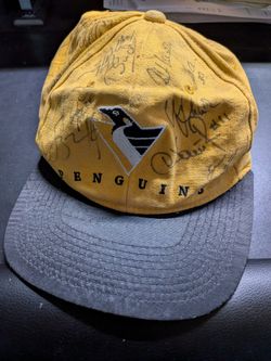 Autographed Pittsburgh Penguins 1(contact info removed) Stater Hat
