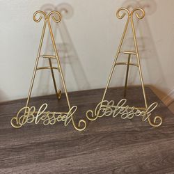 2x Small Sign Easels 