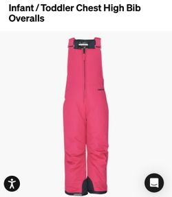 Infant Toddler Chest High Bib Overalls