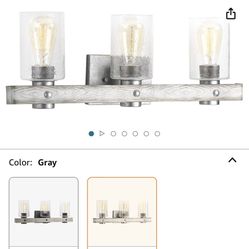 Progress Lighting P300125-141 Gulliver Bath & Vanity, Gray