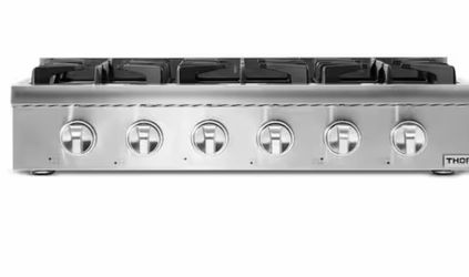 Shop Thor Kitchen 36 in. Gas Cooktop in Stainless Steel with 6 Burners