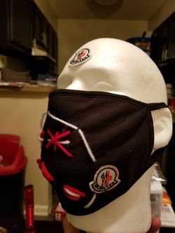 Moncler sad mask!