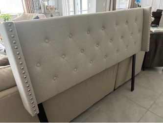 Tufted Fabric Headboard