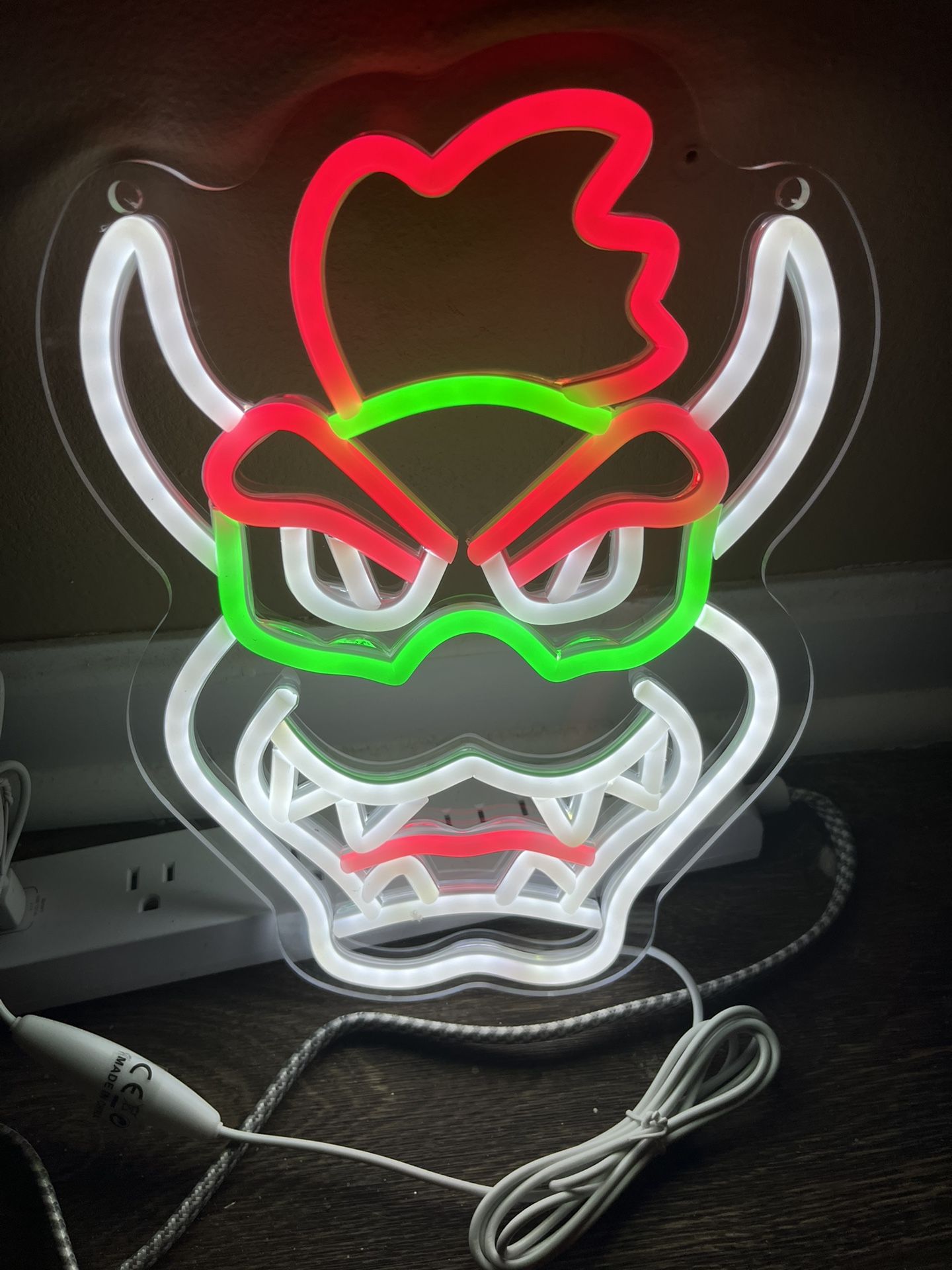 Bowser Neon Sign