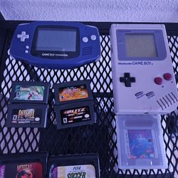 Original Gameboy And Gameboy Advanced