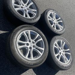 4 - 245/55r18 5x120 5x4.72 5x4.75 Stock Chevy Camaro S10 Bmw Wheels Rims Good Tires !!!