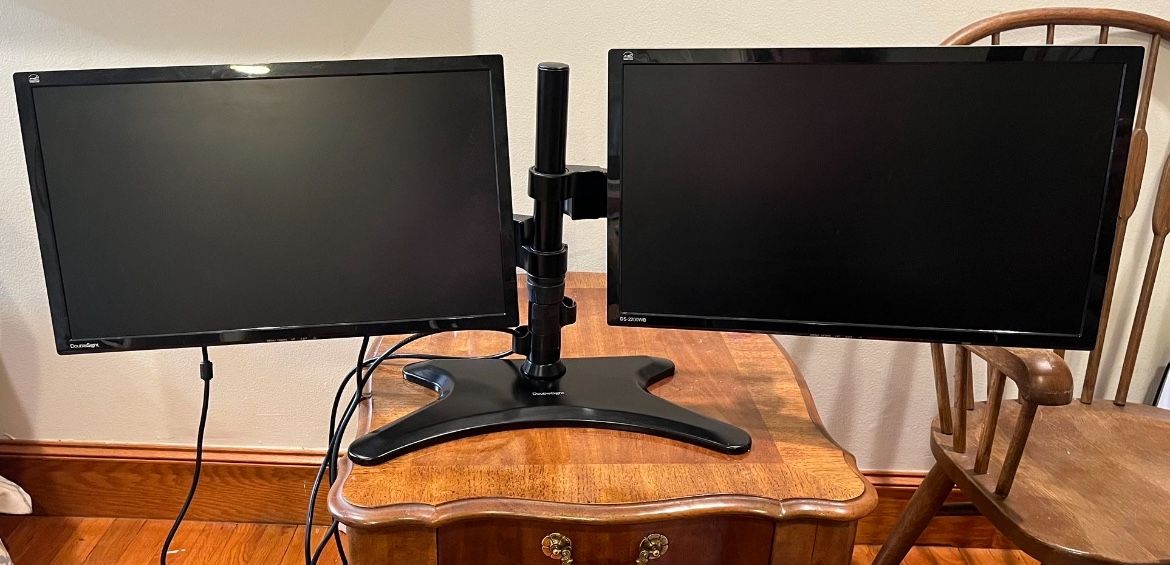 Affordable Dual-Screen Setup - DoubleSight DS-2200WB (Great for Budget Workspaces)