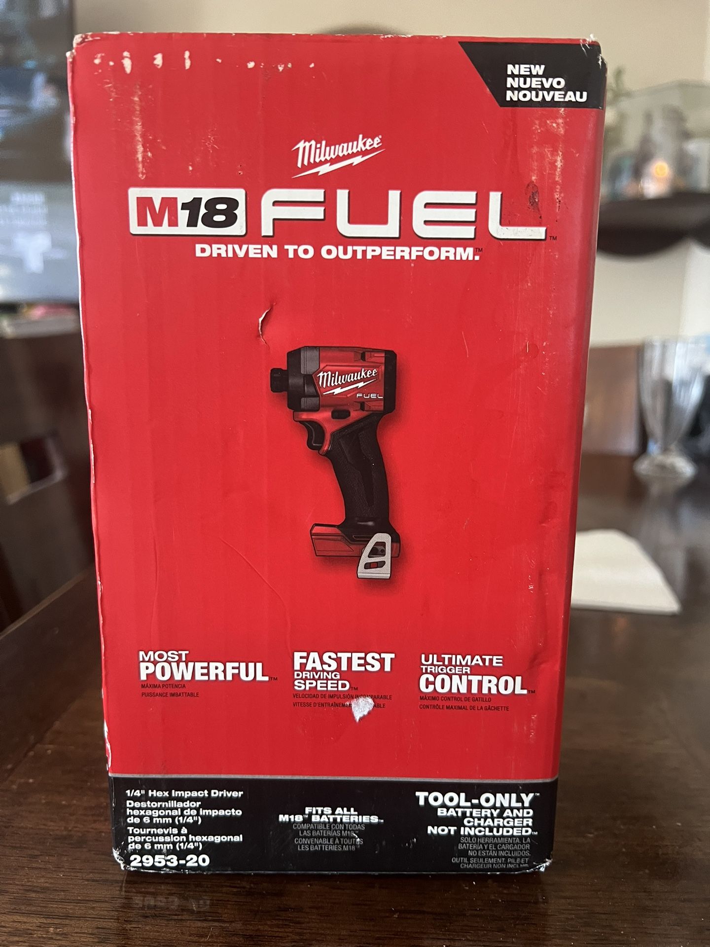 New M18 FUEL 18V Lithium-Ion Brushless Cordless 1/4 in. Hex Impact Driver (Tool-Only)