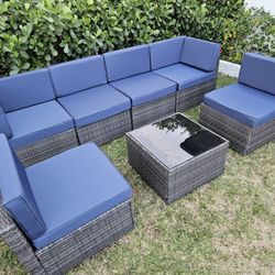 Brand New Large 7 Piece Outdoor Patio Furniture Set 