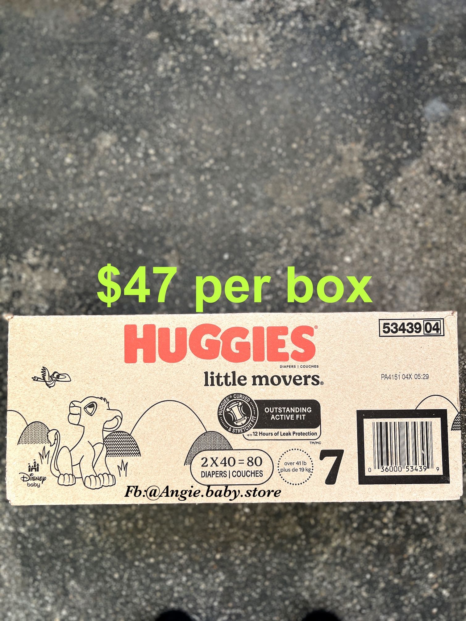 Huggies Little Movers Size 7