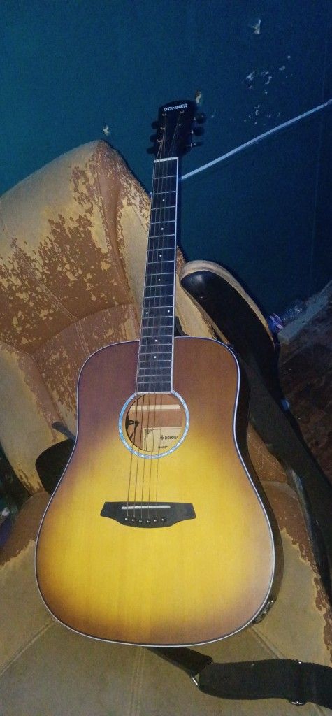 Guitar Acoustic And Electric! $20 Today Only 