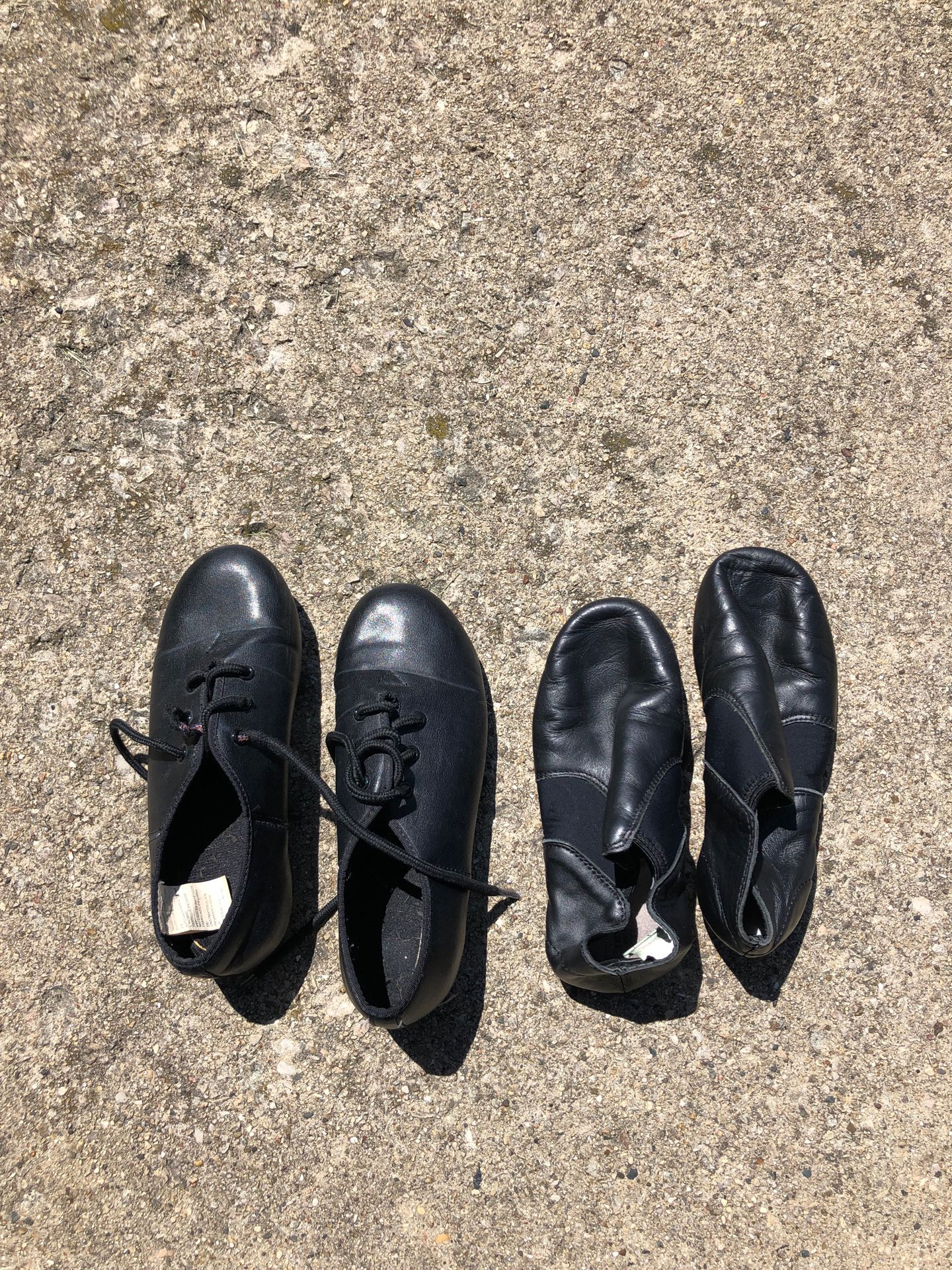 Tap and jazz shoes