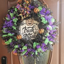 Large Halloween Wreath