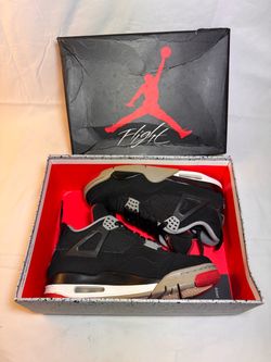 Air Jordan 4 Retro Bred Sneakers with Box