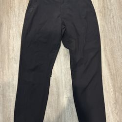 Fabletics Men's Classic Black Dress Pants Don Trouser Slim Fit