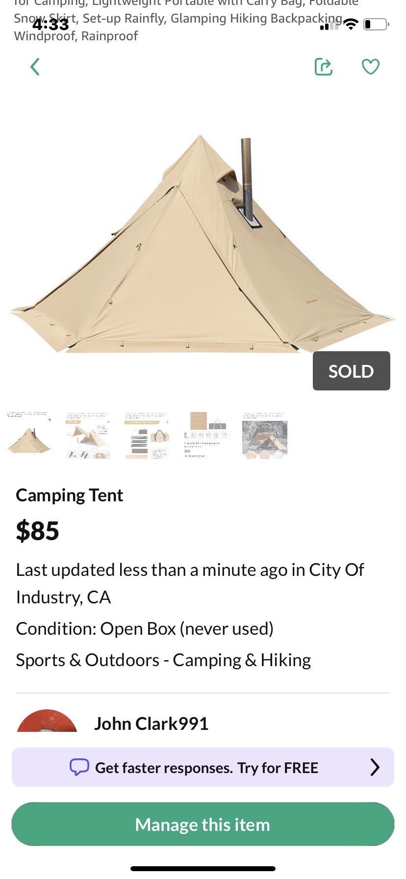 Camping Tent 