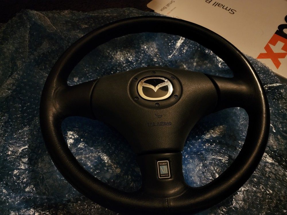 OEM MAZDA nardi Steering Wheel For NB Mazda Miata FD RX-7 FD3S JDM 99-04 93-95 93-02 99 Spec