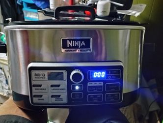 Ninja Cooking Systems Auto IQ Steamer/Crockpot/Conversation Wet/Dry. Used A Couple Of Times Then Sat Under The Sink. Works Perfectly