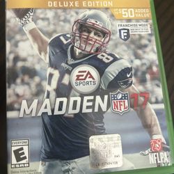 Madden NFL 17 Deluxe Edition Microsoft Xbox One Football Video Game 