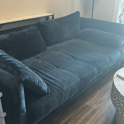 Teal couch