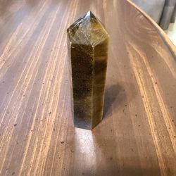 Tiger’s Eye Crystal Tower – 4” Polished Protection Stone