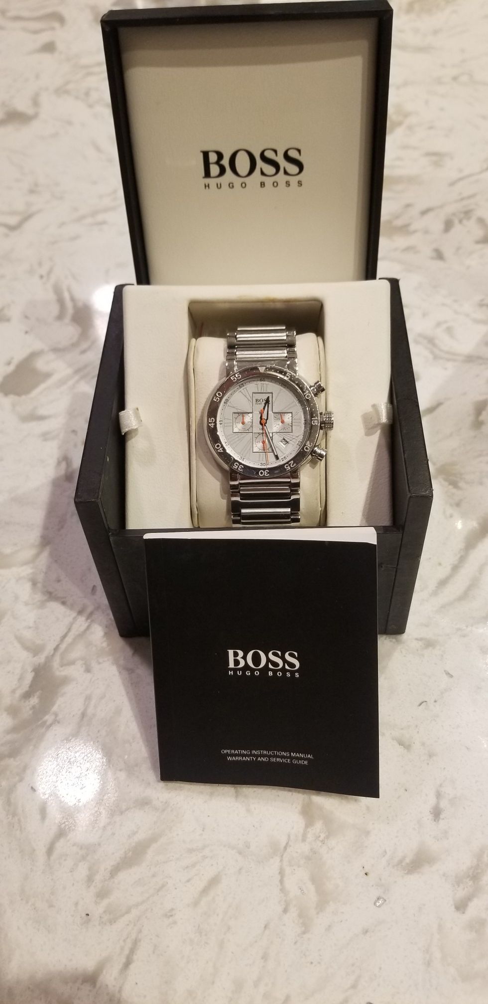 HUGO BOSS CHRONOGRAPH DRESS WATCH USED