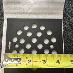 Square 4  1/4 Inches Screw-in Shower Drain Cover 