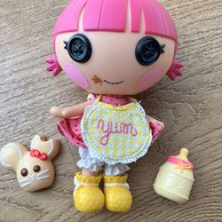 Lalaloopsy Littles Sprinkle Spice Cookie Doll, Bottle, & Pet