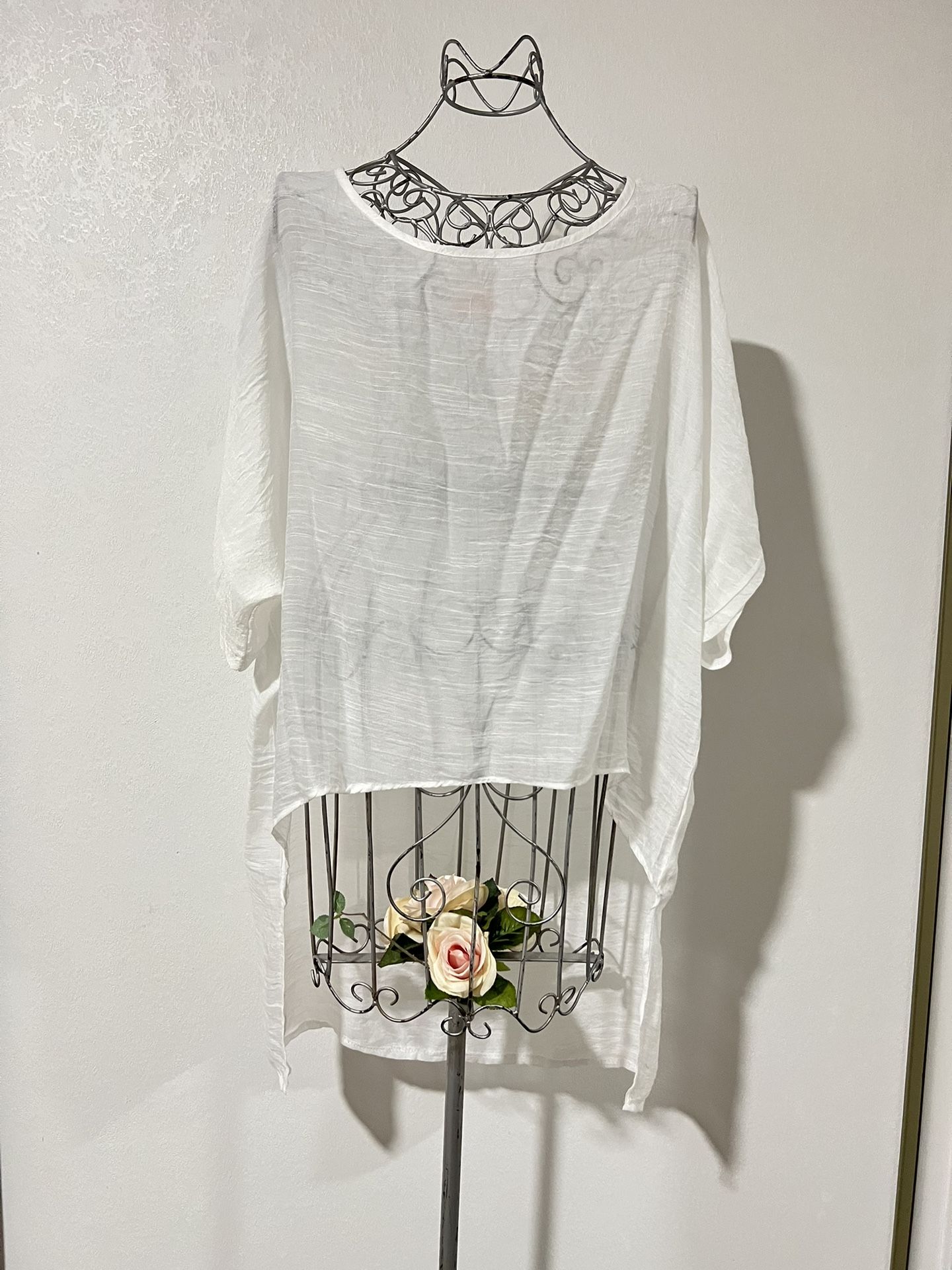 MISSLOOK SIZE 2XL TOP WHITE