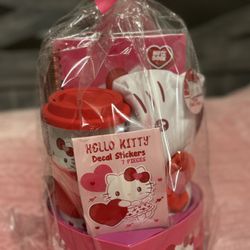 Hello Kitty Valentine Gift Basket 