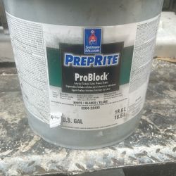 5gal Sherwin Williams Pro Block Primer “#6082 Cobble Brown”