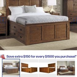 Queen Size Captain Bed