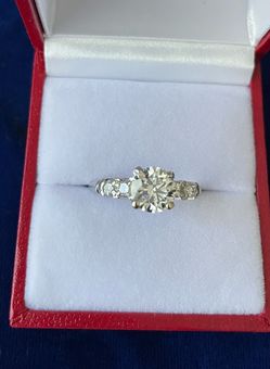DIAMOND ENGAGEMENT RING 1.86CTW PLATINUM VVS2-E