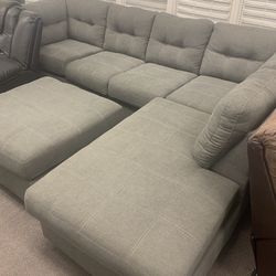 $40 Down ! Brand New Ashley Grey Sectional! Same Day Delivery!