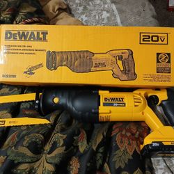 DEWALT 20-volt Max Variable Cordless Reciprocating Saw (Battery 