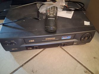 Samsung vcr with remote