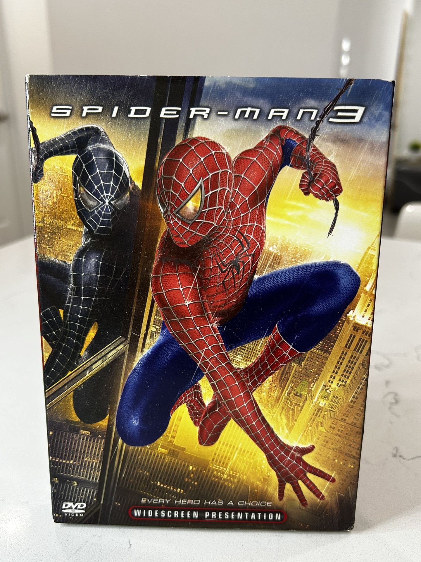 Spider-Man 3 Widescreen Presentation DVD Tobey Maguire, Kirsten Dunst