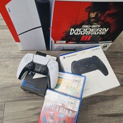 PS5, Controller, And Games Included