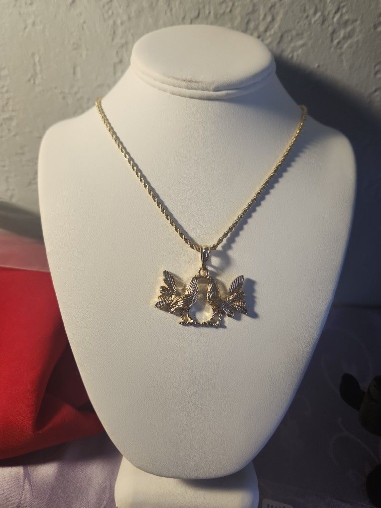 Cadena Con Dige De Gallos