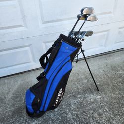 Cougar Tour Cat 11-Piece Adult RH Golf Club Set, Driver, Woods, Irons, Wedge (PW), Putter, Carry Bag