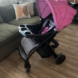 Pink Graco Stroller 
