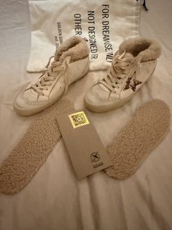 $150 ⬇️ - Custom Golden Goose Private Edition Shearling Lined Francy Sneakers (Camouflage Star)